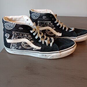 Size 10 - VANS Sk8-Hi Peace Paisley - Grape Leaf